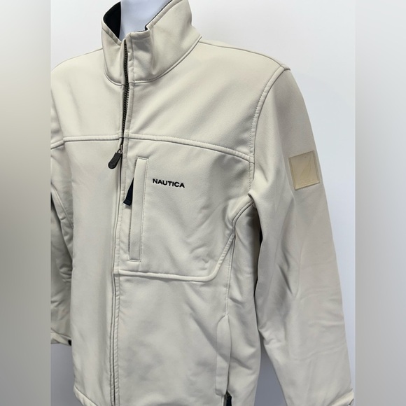NAUTICA Men’s Beige thermal full zip jacket size S. - Picture 3 of 12